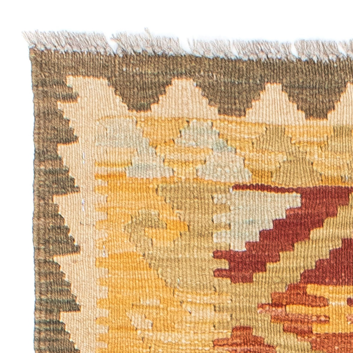 Tapis de couloir Tapis Kelim - Oriental - 187 x 73 cm - rouille