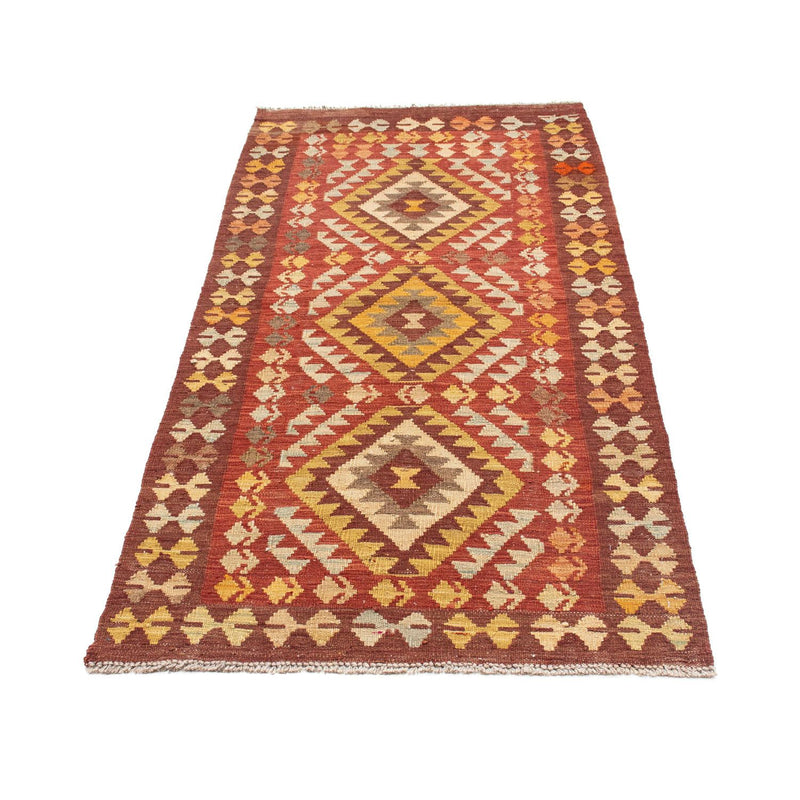 Tapis de couloir Tapis Kelim - Oriental - 189 x 78 cm - rouge foncé
