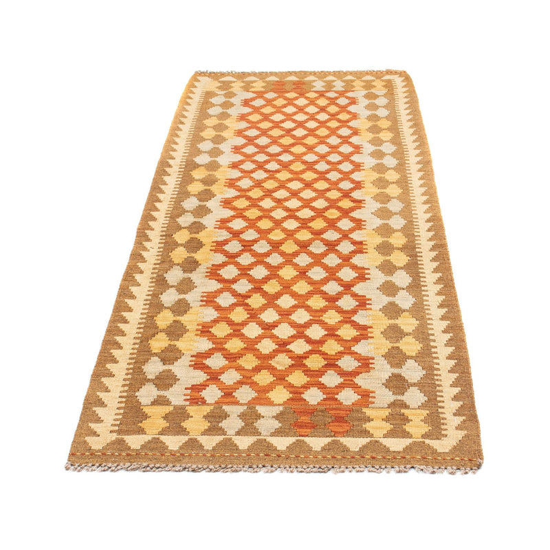 Tapis de couloir Tapis Kelim - Oriental - 191 x 74 cm - marron clair