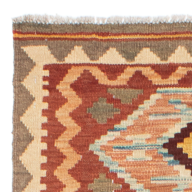 Tapis de couloir Tapis Kelim - Oriental - 193 x 75 cm - marron