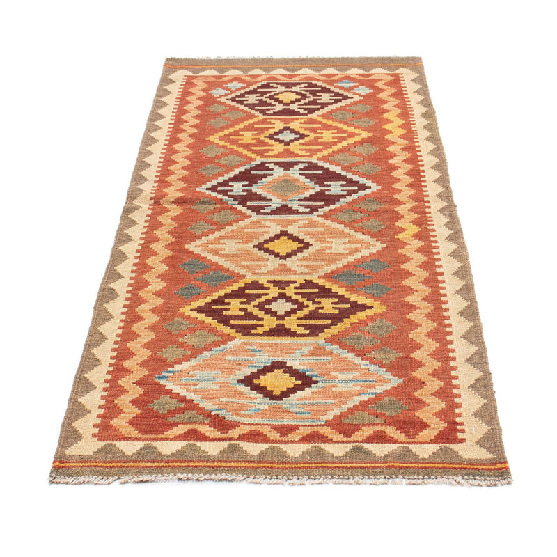 Tapis de couloir Tapis Kelim - Oriental - 193 x 75 cm - marron