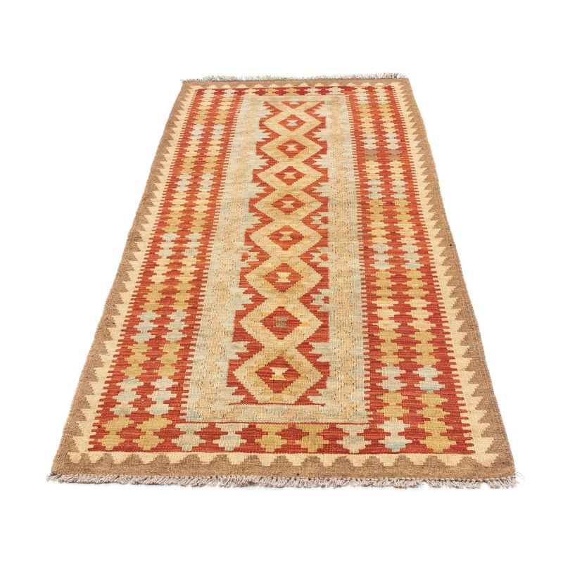 Tapis de couloir Tapis Kelim - Oriental - 200 x 85 cm - beige