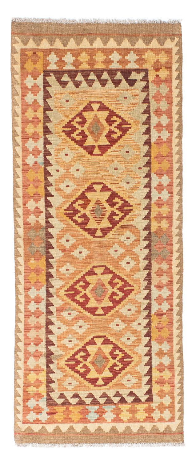 Tapis de couloir Tapis Kelim - Oriental - 189 x 75 cm - marron clair