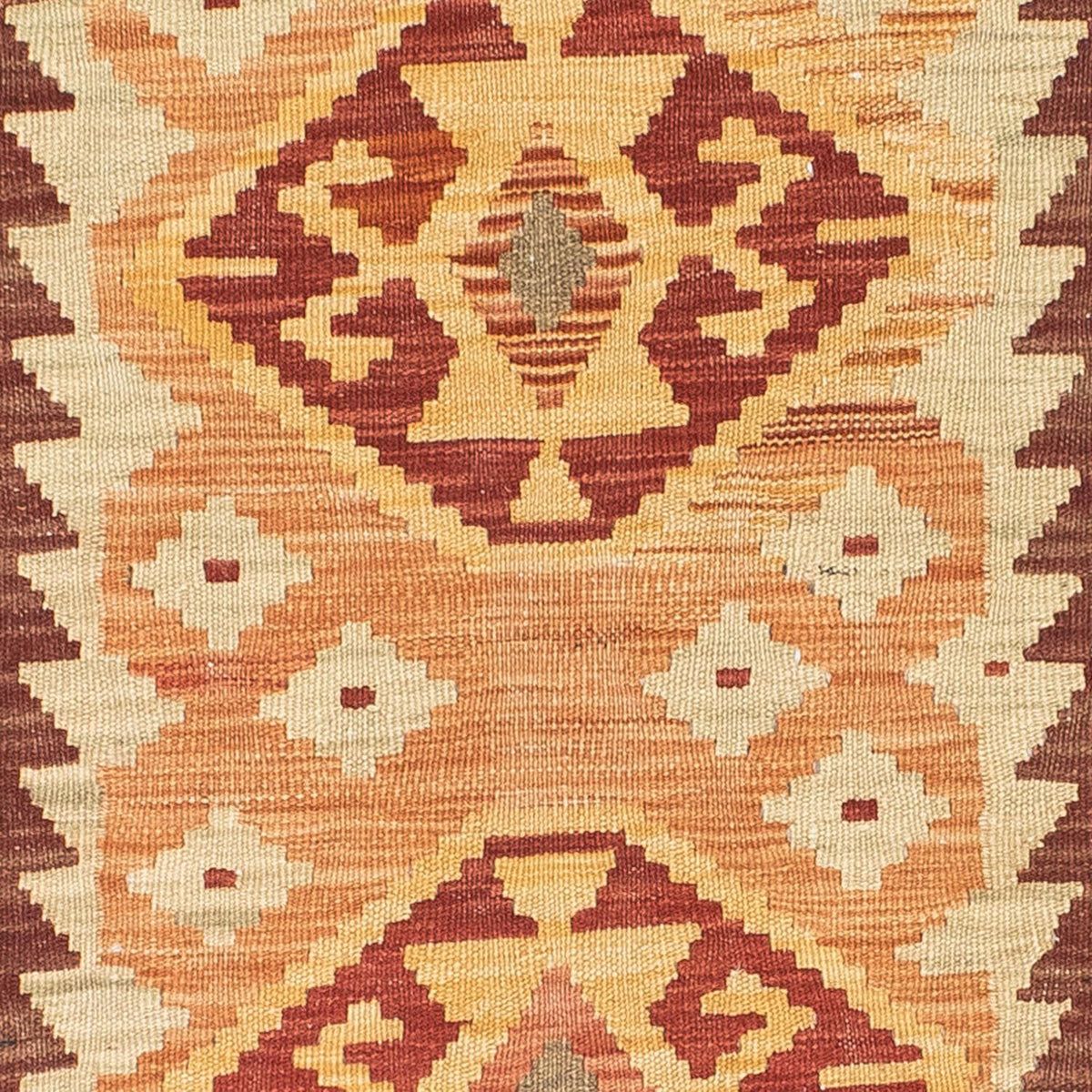 Tapis de couloir Tapis Kelim - Oriental - 189 x 75 cm - marron clair