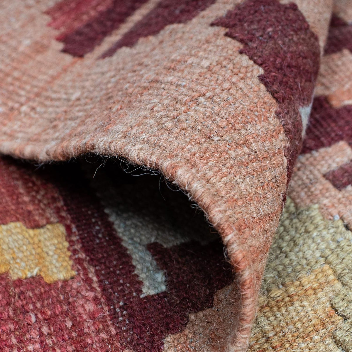 Tapis Kelim - Oriental - 200 x 145 cm - rouille