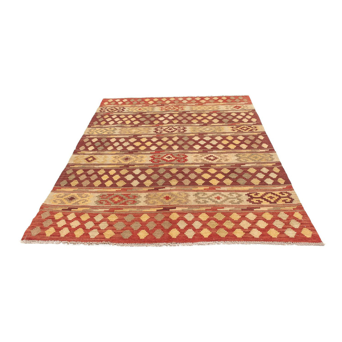 Tapis Kelim - Oriental - 202 x 147 cm - multicolore