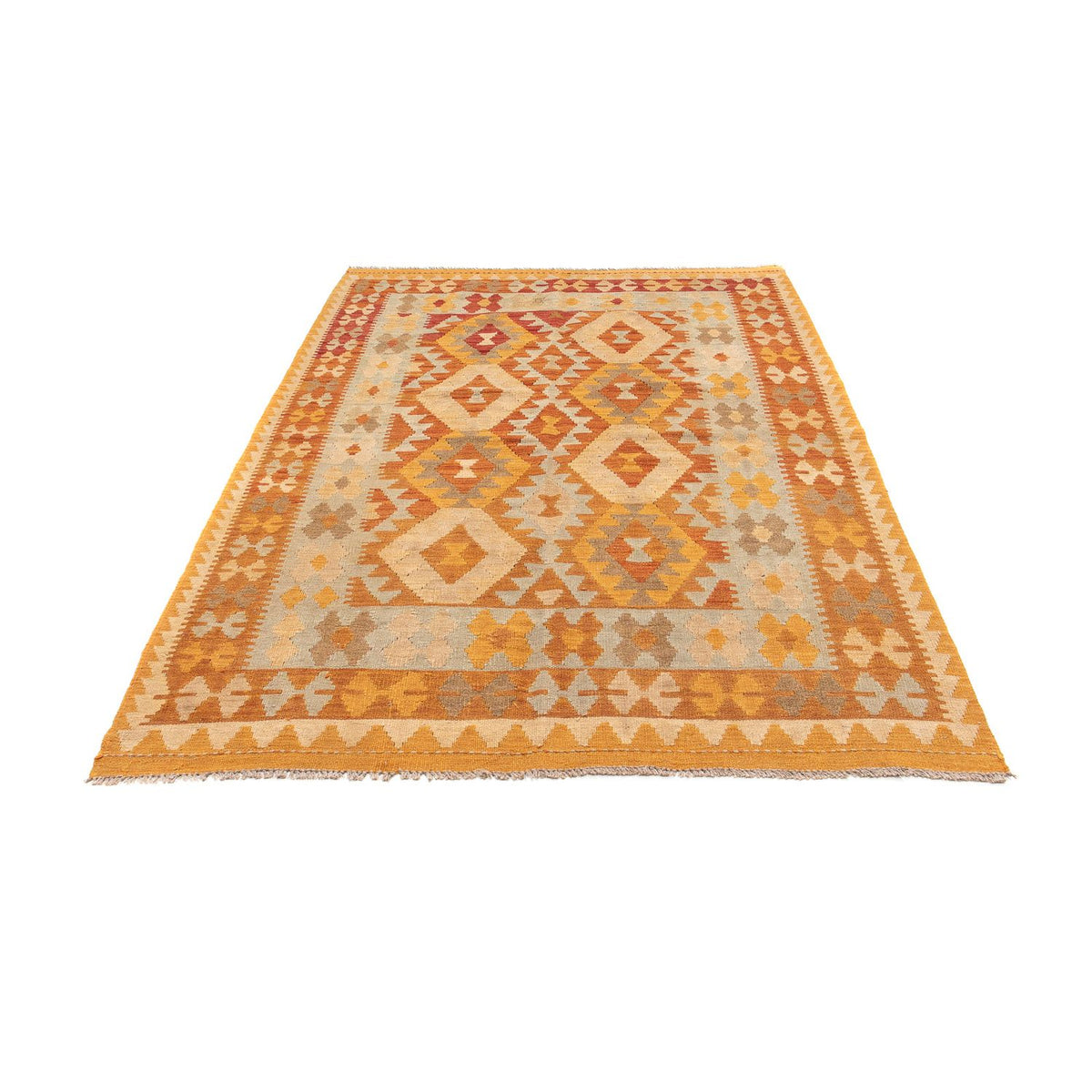 Tapis Kelim - Oriental - 206 x 141 cm - multicolore
