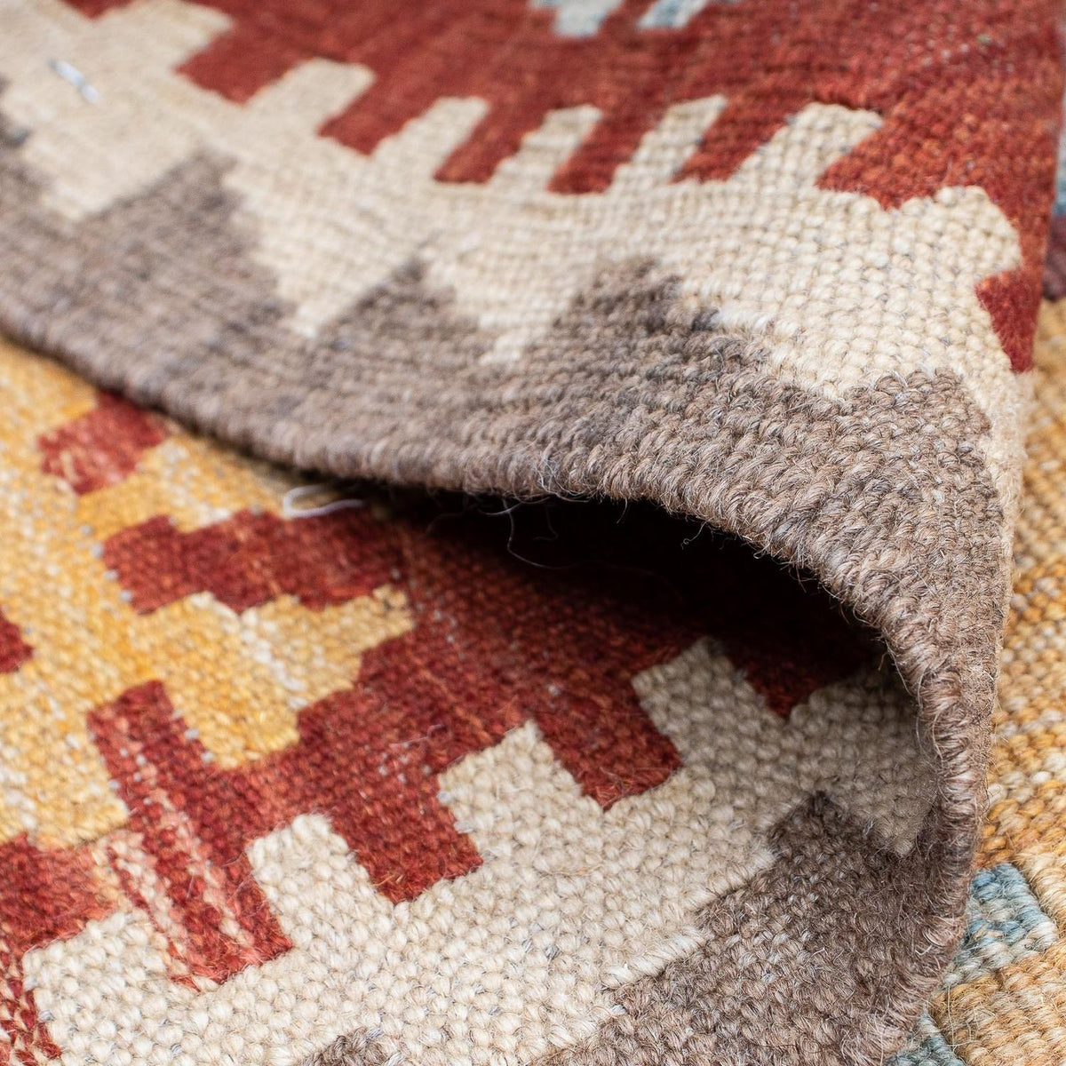 Tapis Kelim - Oriental - 201 x 146 cm - multicolore