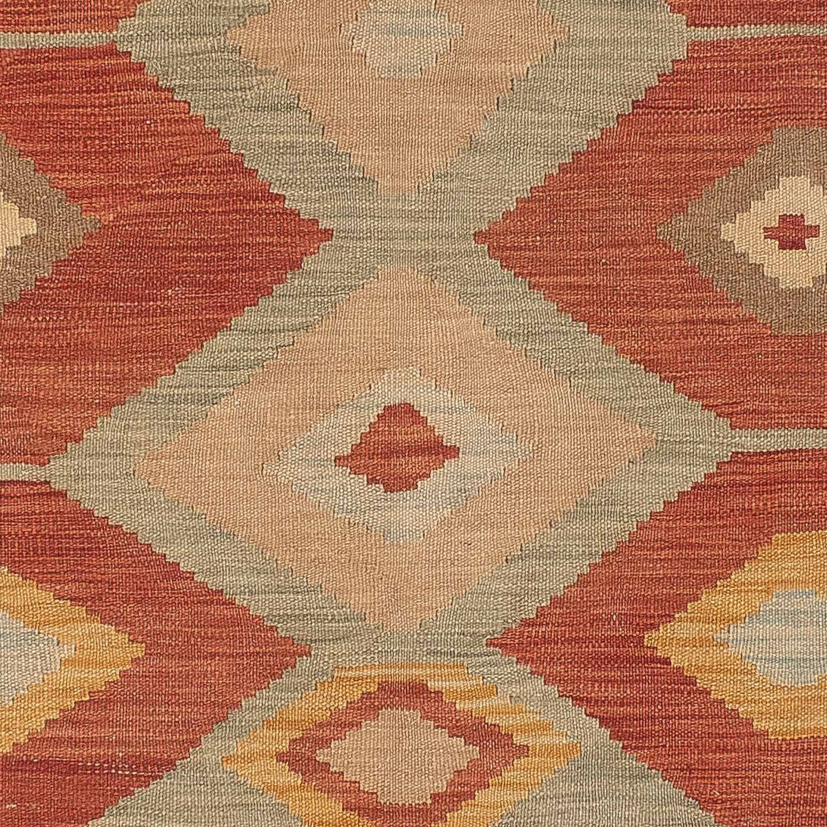 Tapis Kelim - Splash - 192 x 126 cm - multicolore