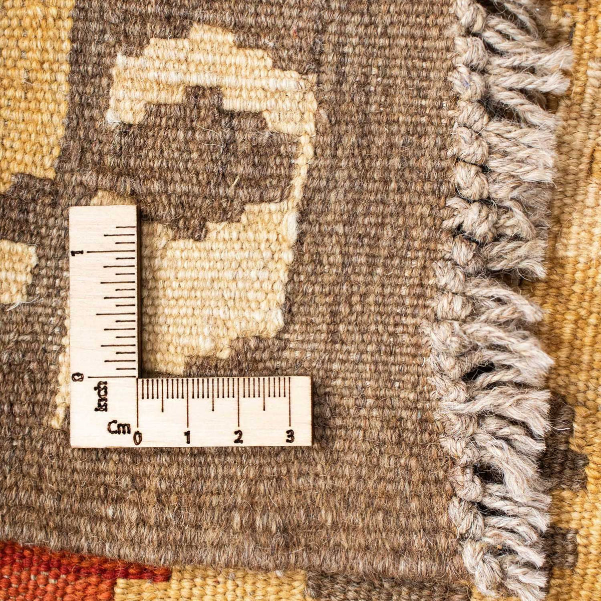 Tapis de couloir Tapis Kelim - Oriental - 203 x 70 cm - beige