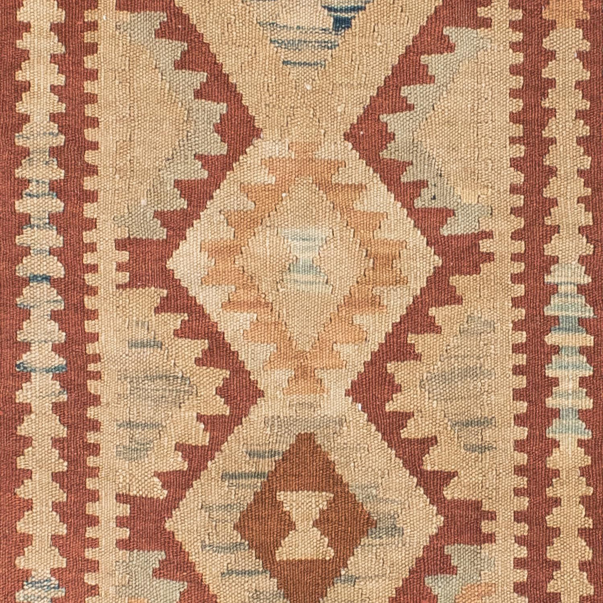 Tapis de couloir Tapis Kelim - Oriental - 201 x 84 cm - beige