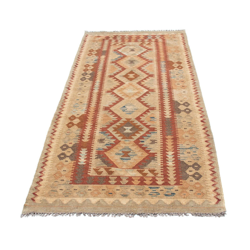 Tapis de couloir Tapis Kelim - Oriental - 201 x 84 cm - beige