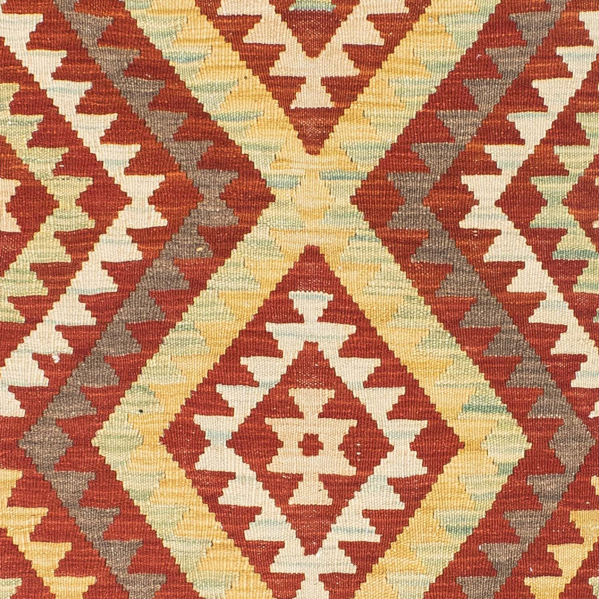 Tapis de couloir Tapis Kelim - Oriental - 214 x 82 cm - rouille