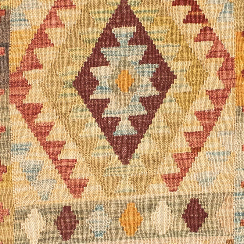 Tapis de couloir Tapis Kelim - Oriental - 198 x 75 cm - beige
