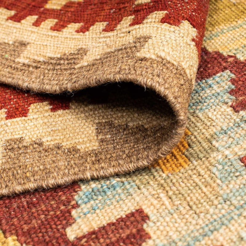Tapis de couloir Tapis Kelim - Oriental - 198 x 75 cm - beige