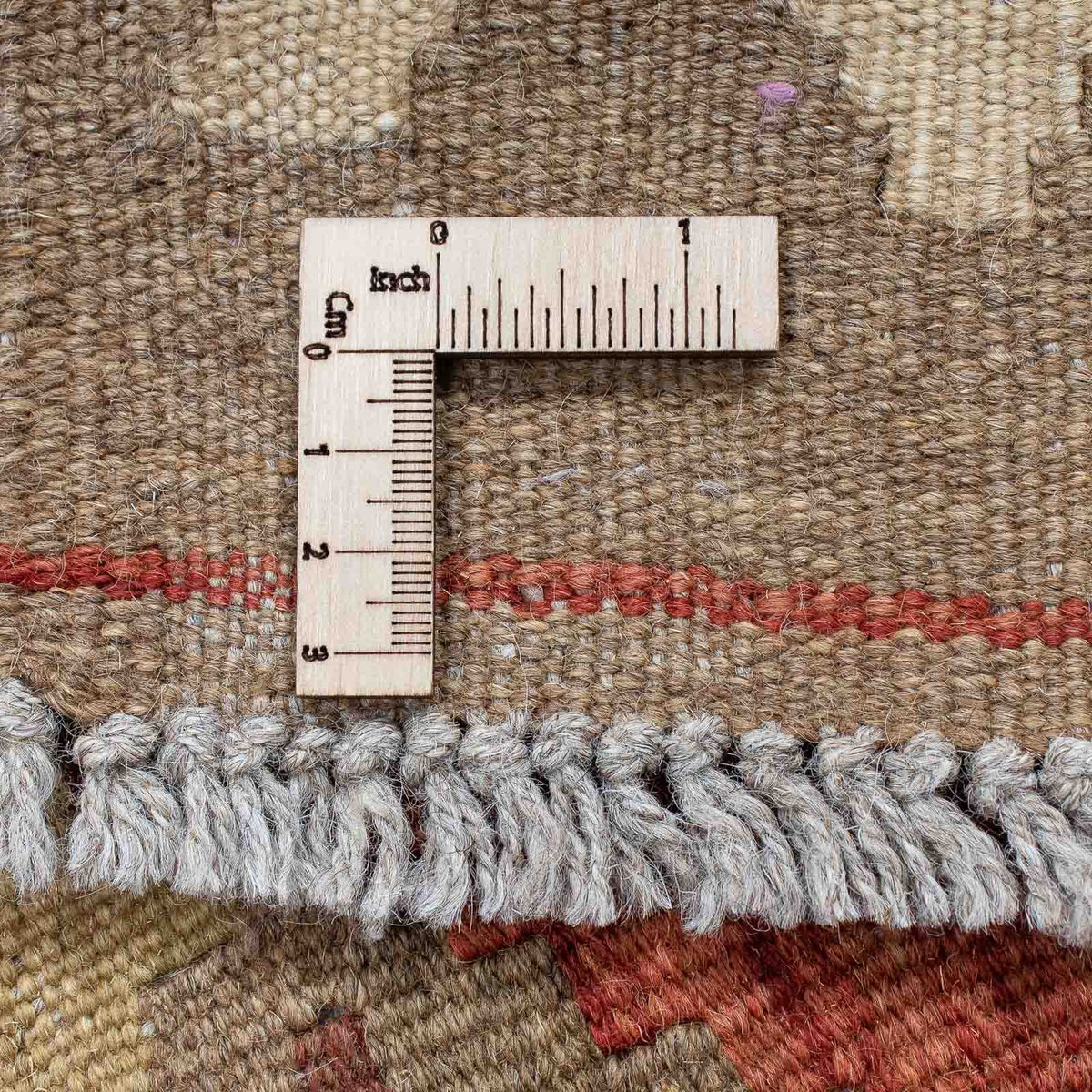 Tapis de couloir Tapis Kelim - Splash - 203 x 68 cm - multicolore