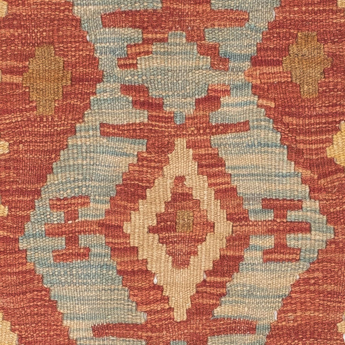 Tapis de couloir Tapis Kelim - Splash - 202 x 65 cm - multicolore