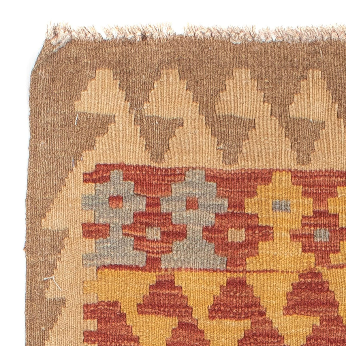 Tapis de couloir Tapis Kelim - Splash - 202 x 65 cm - multicolore