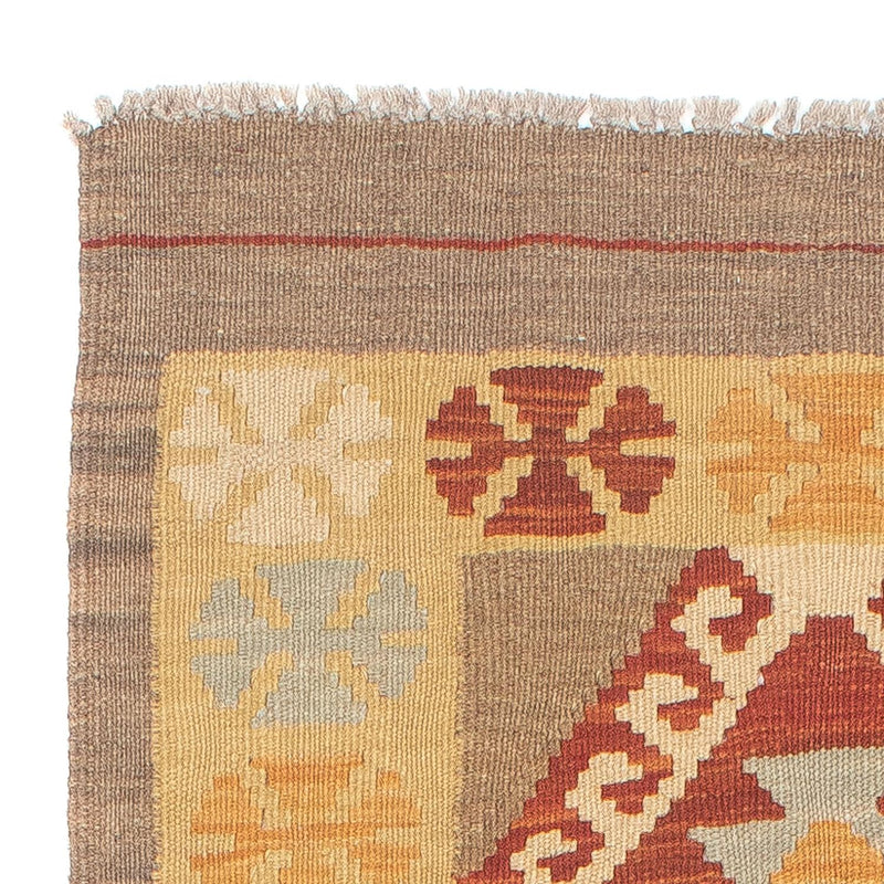 Tapis de couloir Tapis Kelim - Splash - 195 x 62 cm - multicolore