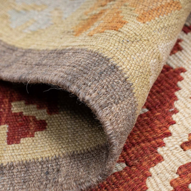 Tapis de couloir Tapis Kelim - Splash - 195 x 62 cm - multicolore