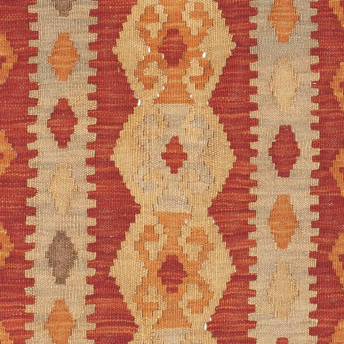 Tapis de couloir Tapis Kelim - Splash - 196 x 63 cm - multicolore