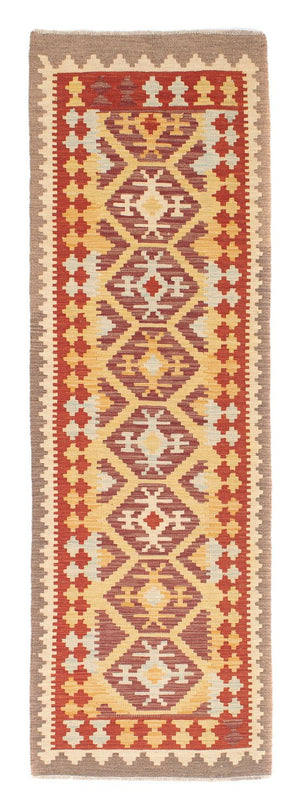 Tapis de couloir Tapis Kelim - Splash - 203 x 63 cm - multicolore
