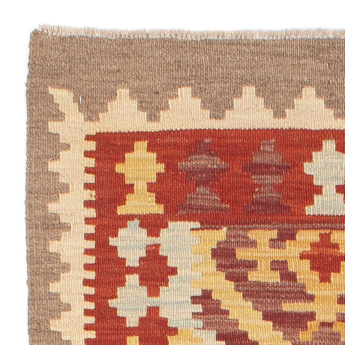 Tapis de couloir Tapis Kelim - Splash - 203 x 63 cm - multicolore