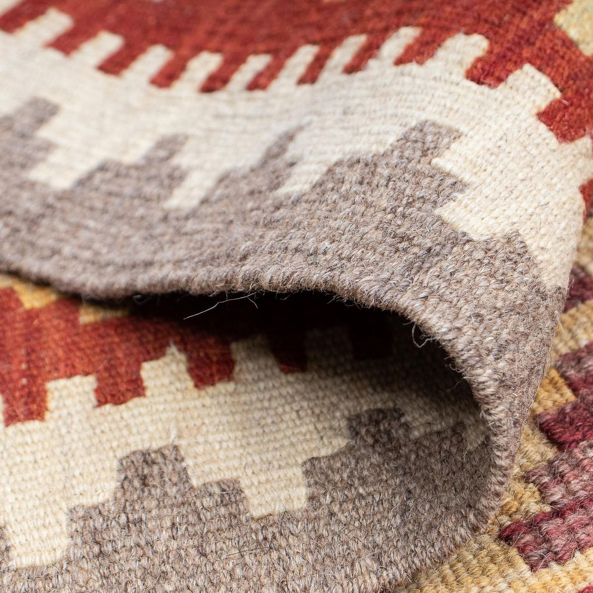 Tapis de couloir Tapis Kelim - Splash - 203 x 63 cm - multicolore