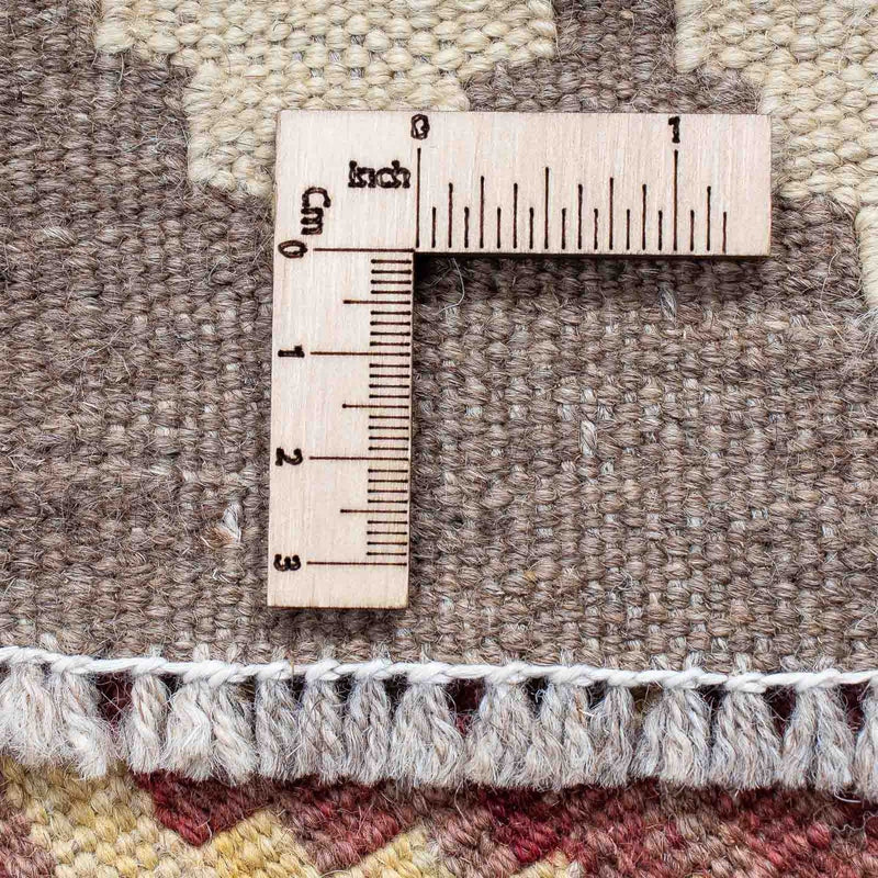 Tapis de couloir Tapis Kelim - Splash - 203 x 63 cm - multicolore