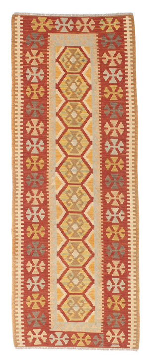 Tapis de couloir Tapis Kelim - Splash - 192 x 68 cm - multicolore