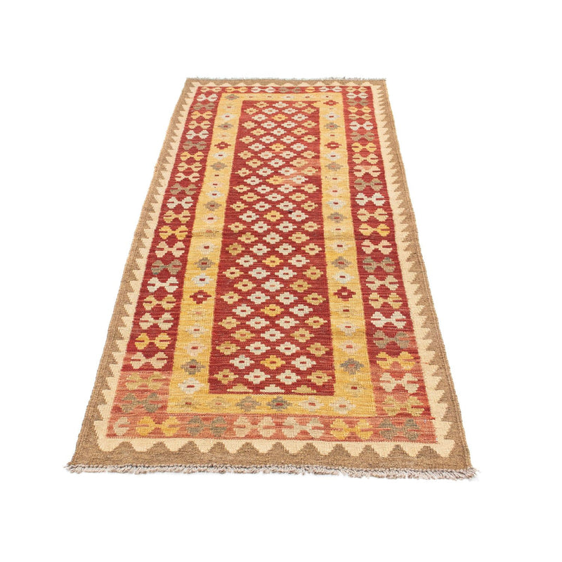 Tapis de couloir Tapis Kelim - Oriental - 197 x 73 cm - rouille