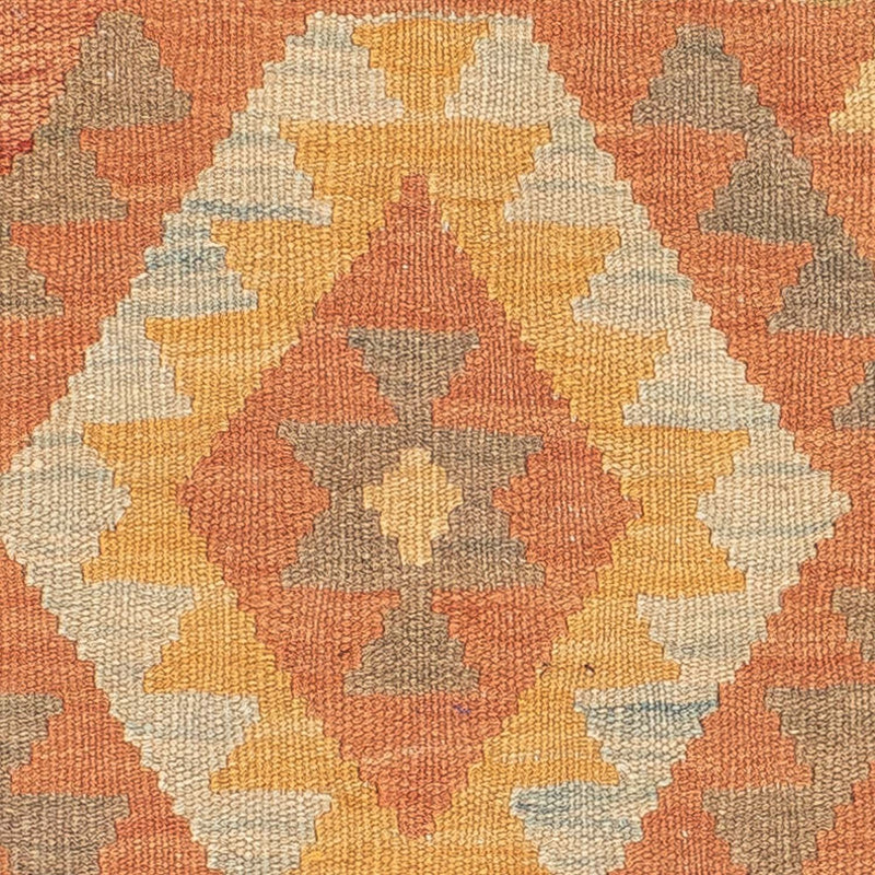 Tapis de couloir Tapis Kelim - Splash - 199 x 64 cm - multicolore