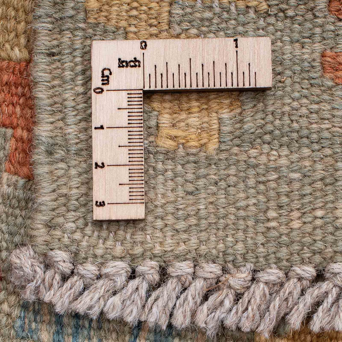 Tapis de couloir Tapis Kelim - Splash - 199 x 64 cm - multicolore