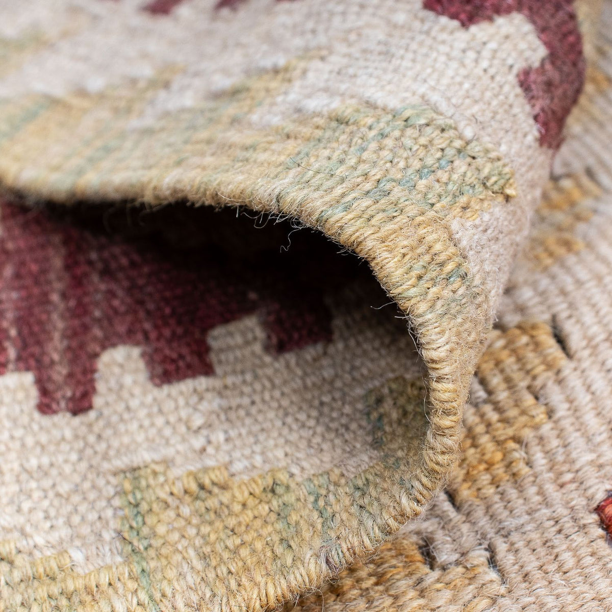 Tapis de couloir Tapis Kelim - Splash - 152 x 61 cm - multicolore