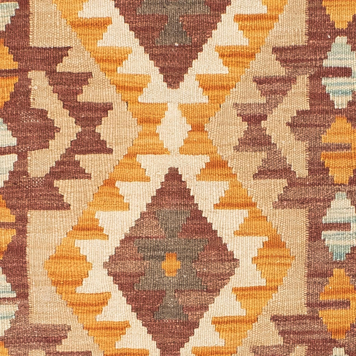 Tapis de couloir Tapis Kelim - Oriental - 194 x 63 cm - beige