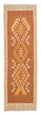 Tapis de couloir Tapis Kelim - Splash - 200 x 60 cm - rouille