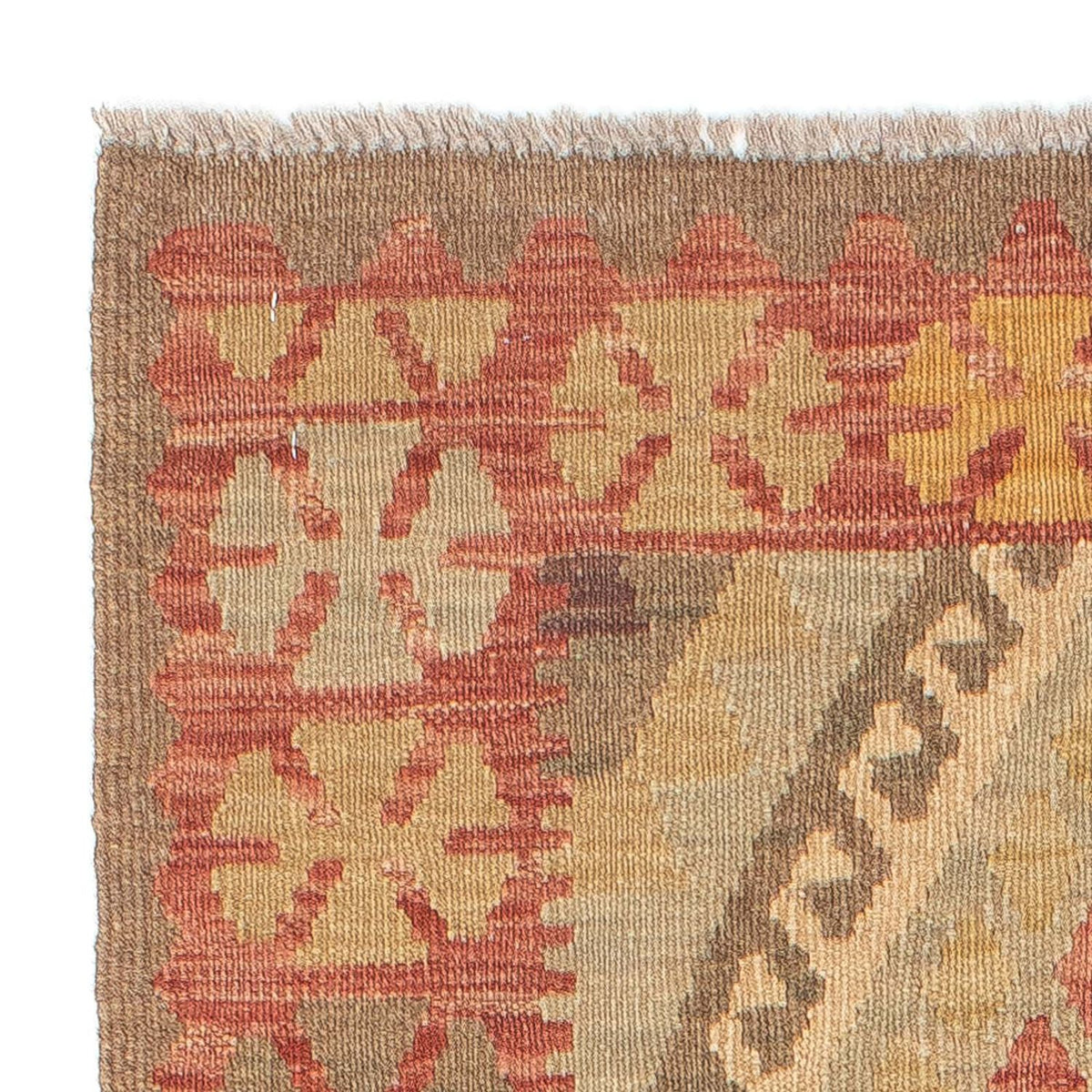 Tapis de couloir Tapis Kelim - Splash - 205 x 66 cm - multicolore