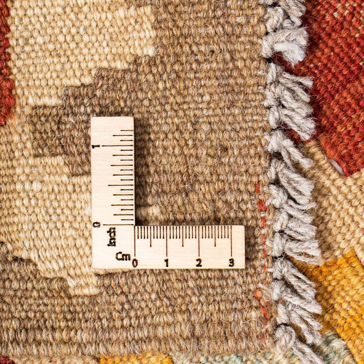 Tapis de couloir Tapis Kelim - Oriental - 197 x 70 cm - beige