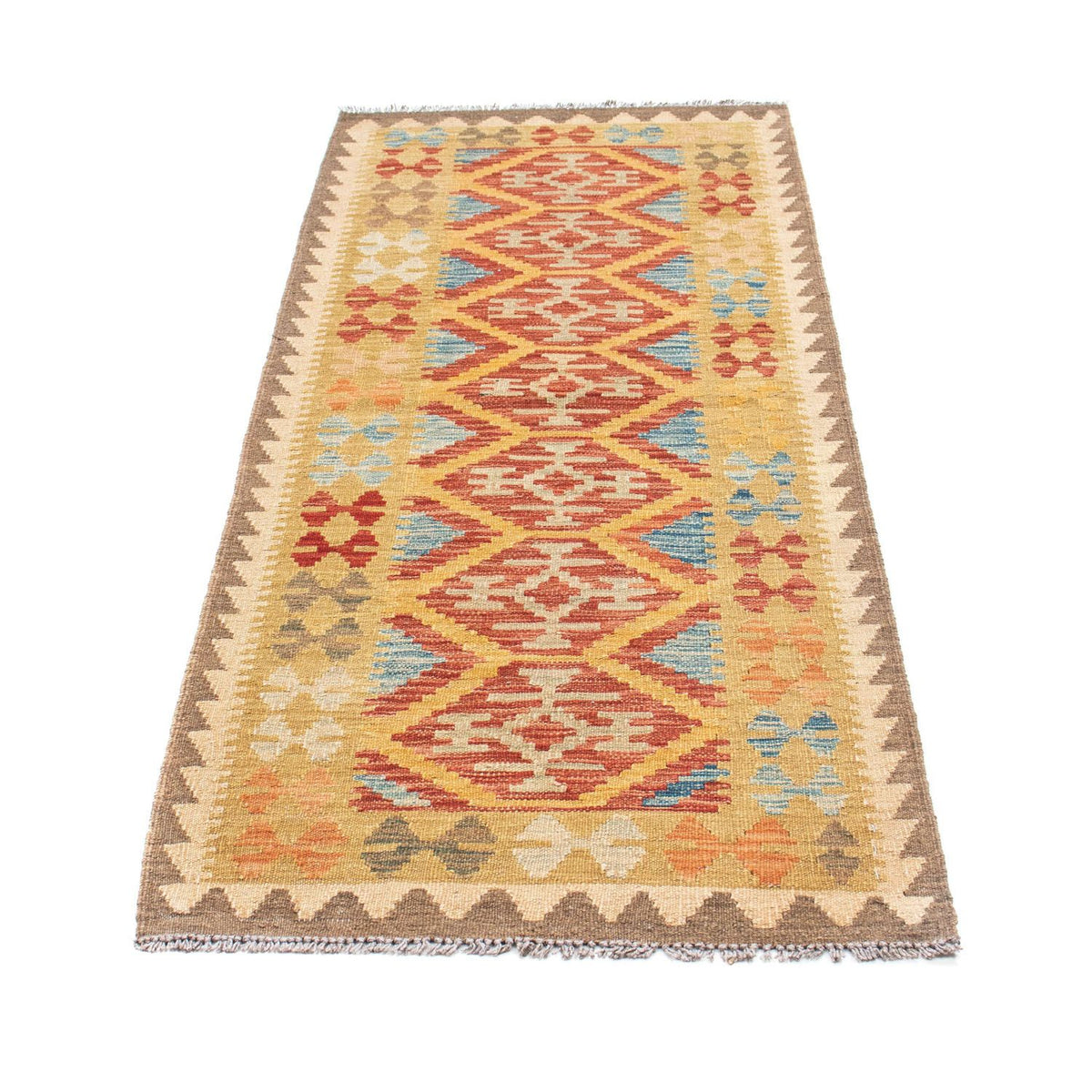 Tapis de couloir Tapis Kelim - Oriental - 189 x 70 cm - multicolore