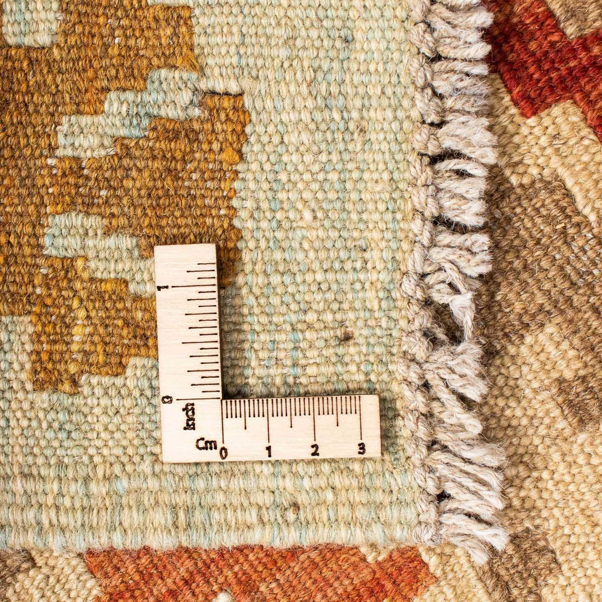 Tapis de couloir Tapis Kelim - Oriental - 203 x 70 cm - beige