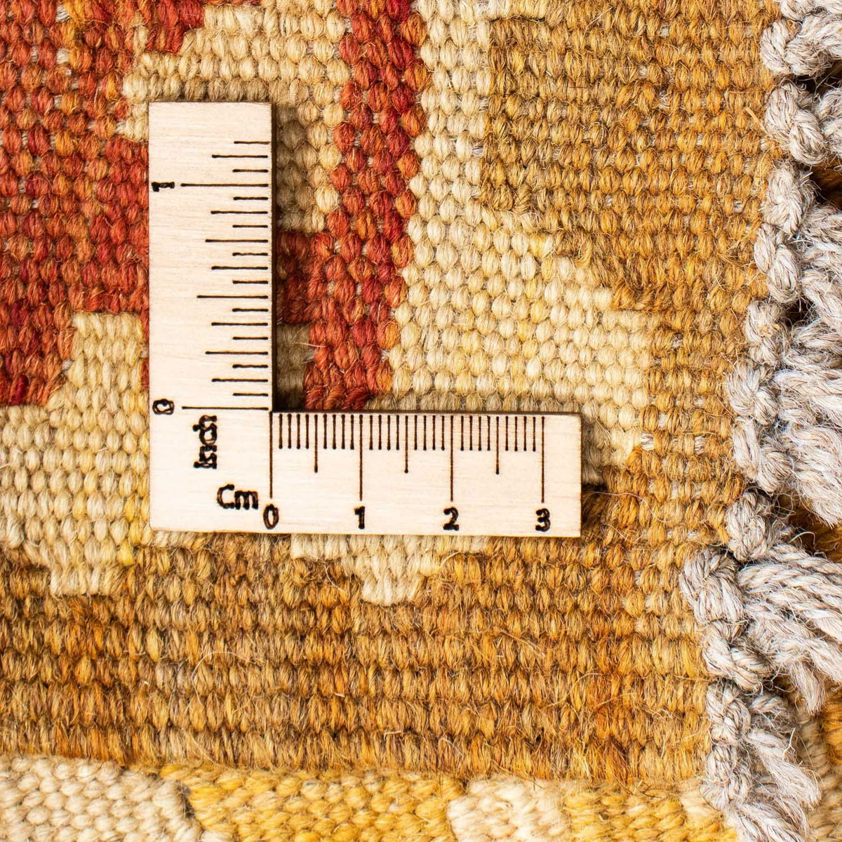 Tapis de couloir Tapis Kelim - Oriental - 206 x 67 cm - marron clair