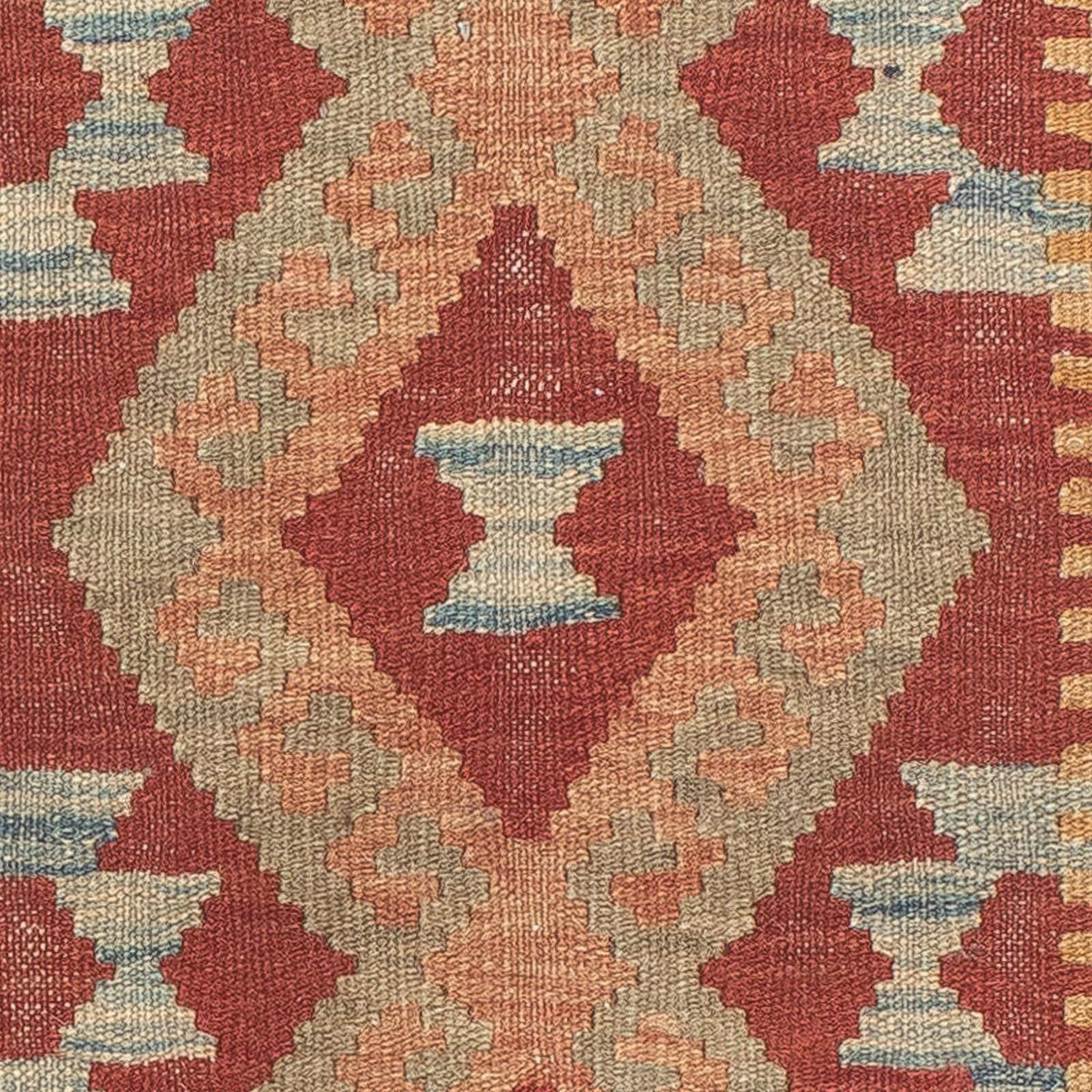 Tapis de couloir Tapis Kelim - Splash - 202 x 64 cm - multicolore
