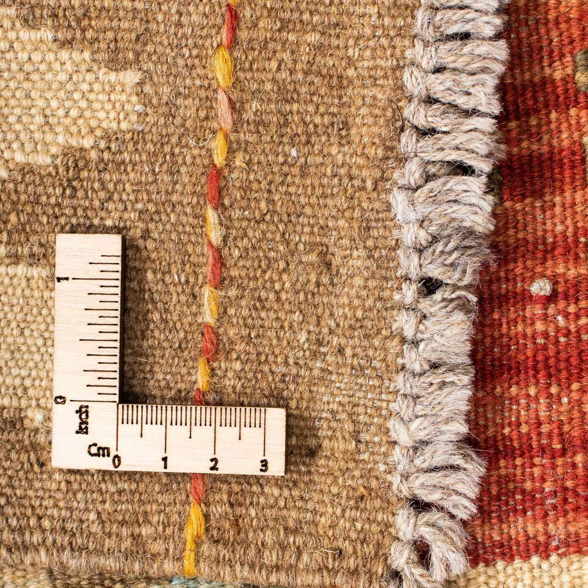 Tapis de couloir Tapis Kelim - Oriental - 199 x 67 cm - marron clair