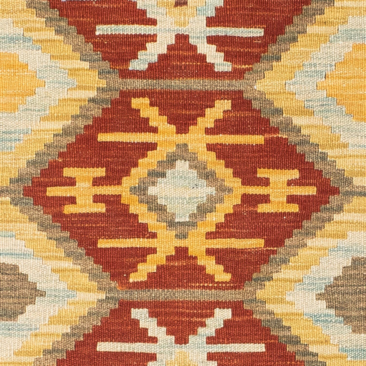 Tapis de couloir Tapis Kelim - Oriental - 210 x 72 cm - marron clair