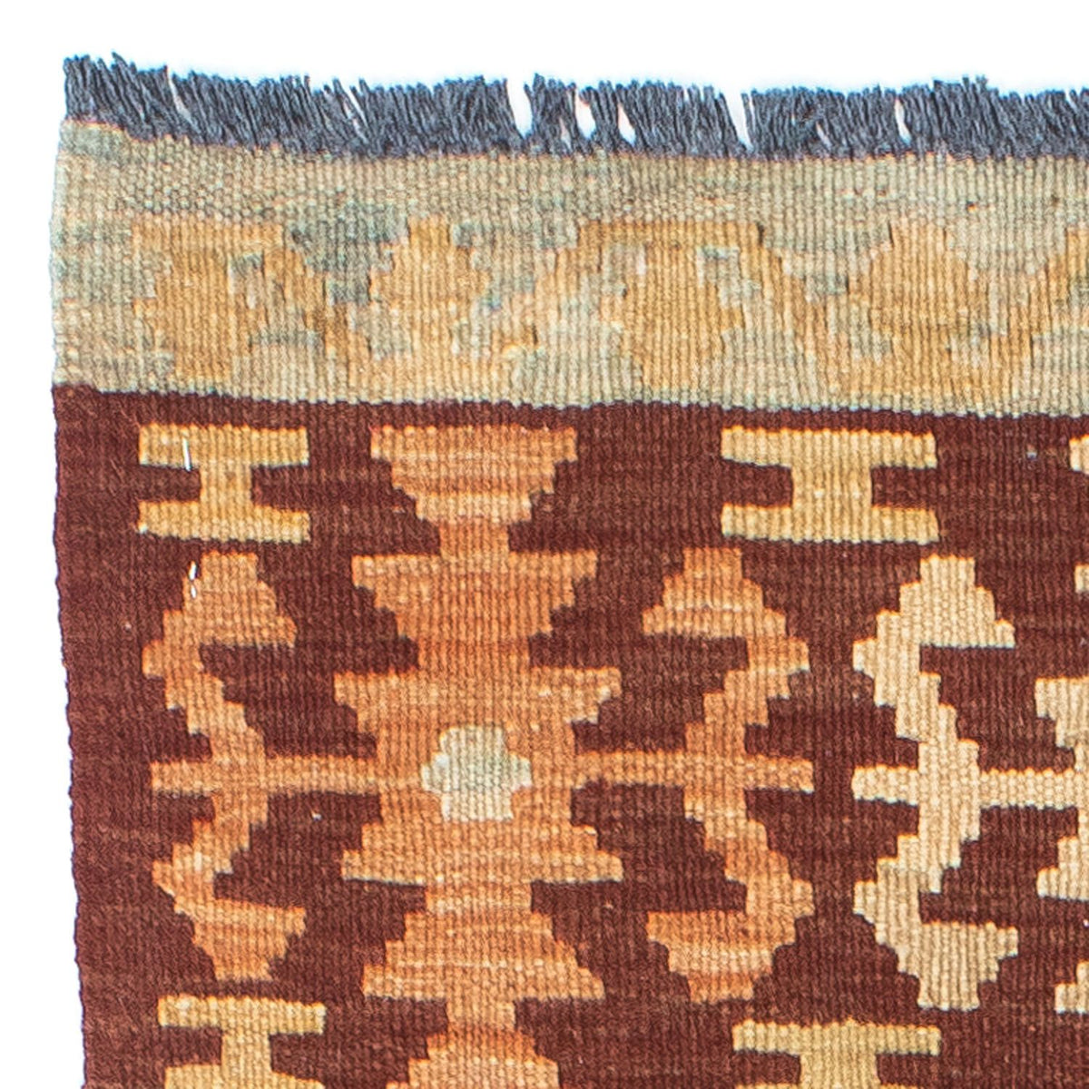 Tapis de couloir Tapis Kelim - Oriental - 209 x 72 cm - multicolore