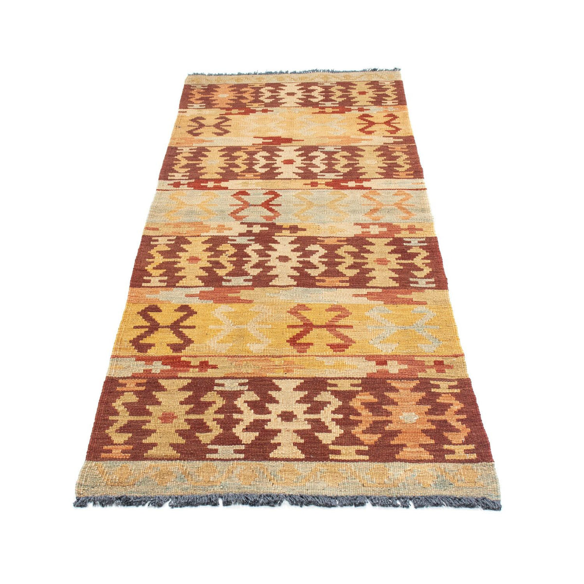Tapis de couloir Tapis Kelim - Oriental - 209 x 72 cm - multicolore
