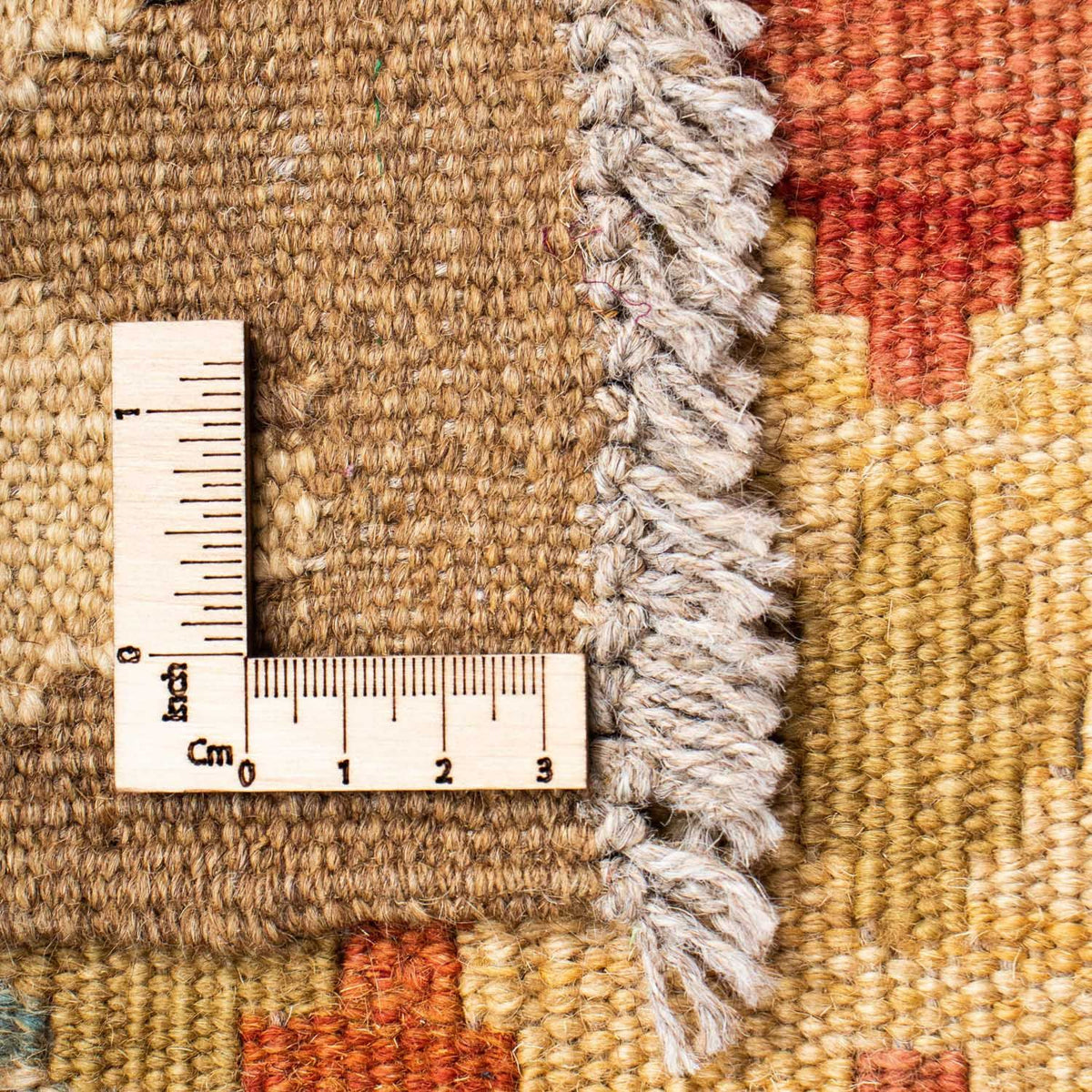 Tapis de couloir Tapis Kelim - Oriental - 195 x 74 cm - beige