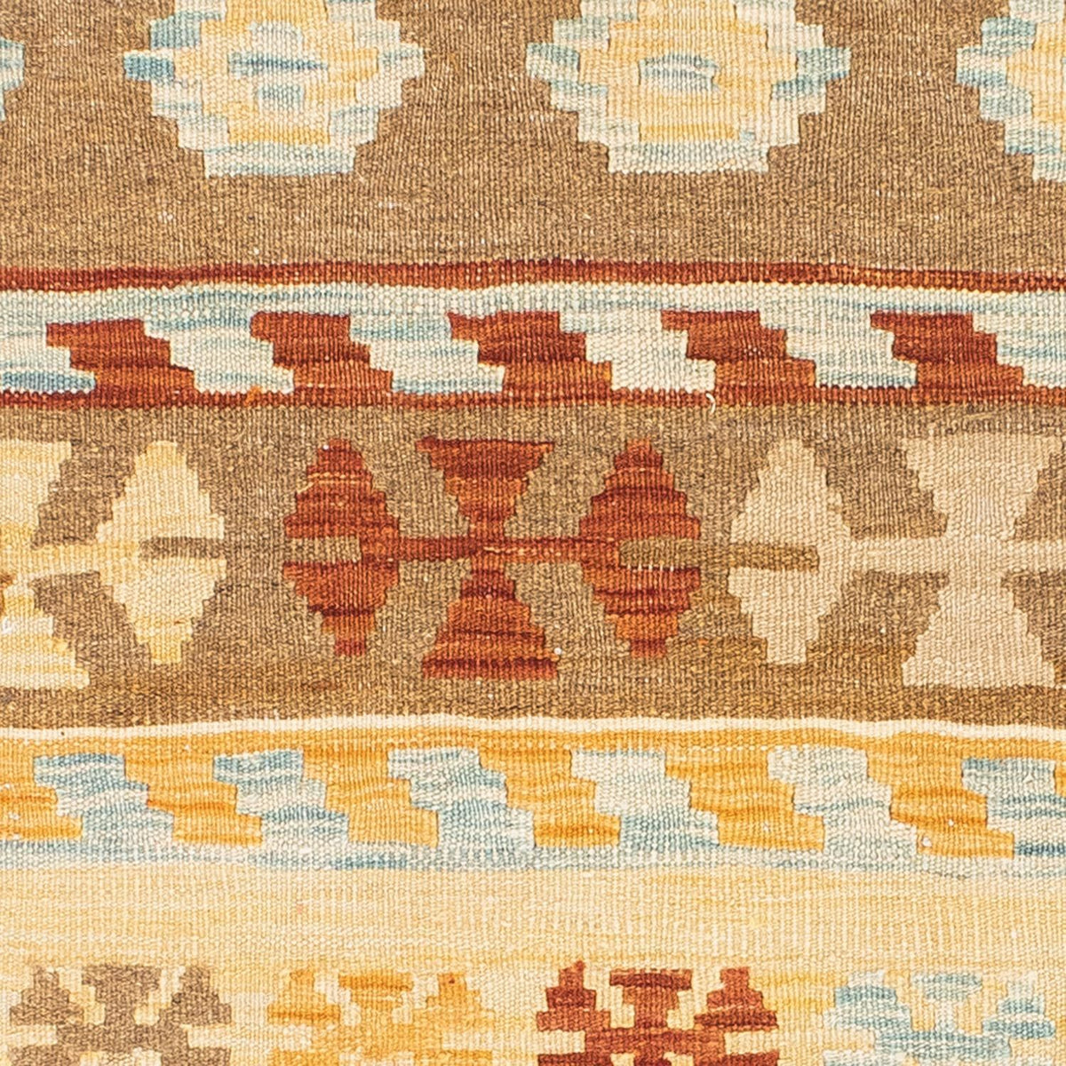 Tapis de couloir Tapis Kelim - Oriental - 207 x 77 cm - beige