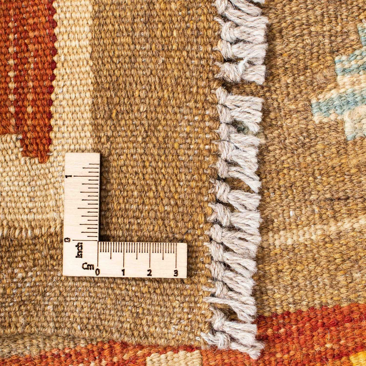 Tapis de couloir Tapis Kelim - Oriental - 207 x 77 cm - beige