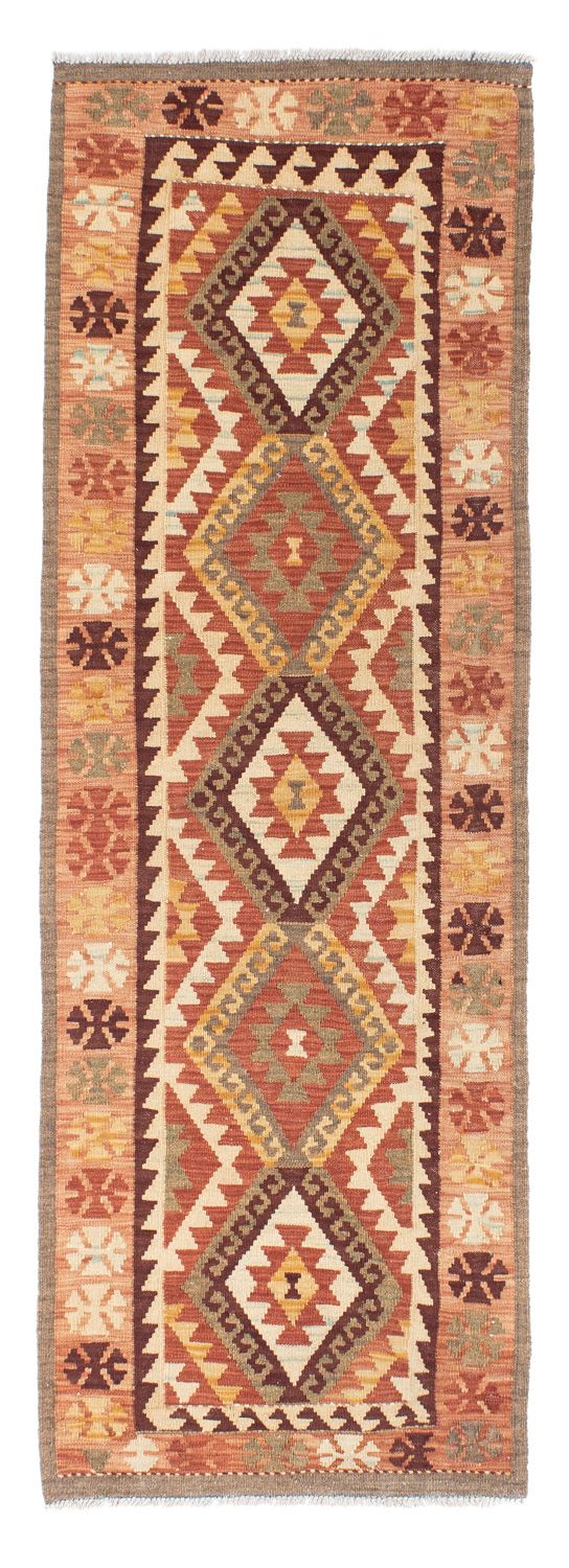 Tapis de couloir Tapis Kelim - Oriental - 204 x 71 cm - beige